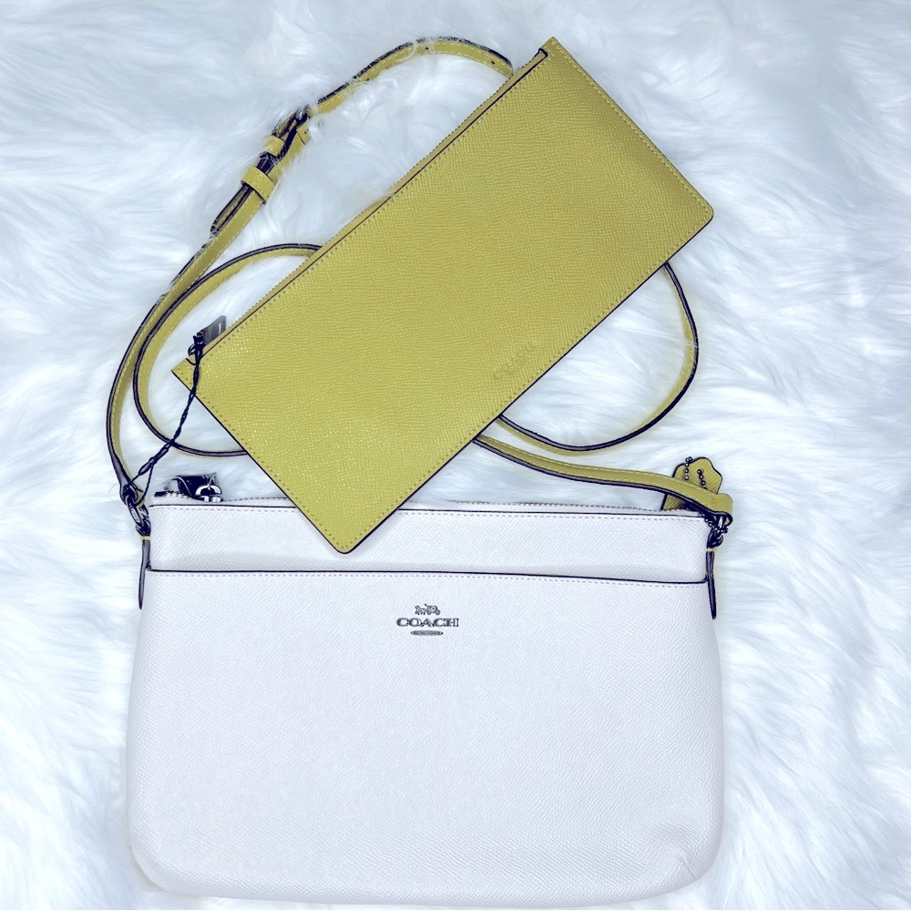 Coach East/West Crossbody with Pop Up Pouch - NWT